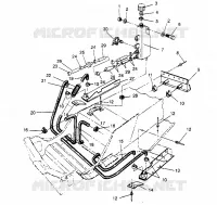 SISTEMA DI RAFFREDDAMENTO  500 EFI 0952774, EFI SKS 0952574,   EFI SKS PT 0952974, and (4929052905B010)