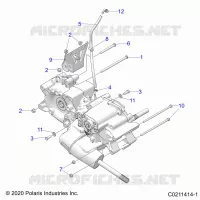 TRASMISSIONE, MAIN GEARCASE MOUNTING