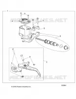 FRENO ANTERIORE BRAKE LEVER AND MASTER CYLINDER