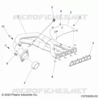 ENGINE, IMPIANTO DI SCARICO, HEADPIPE AND RELATED