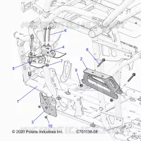 CHASSIS, MOTORE AND REAR DRIVELINE MOUNTING