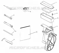 KIT DI STRUMENTI  TRAIL 0952761, TRAIL DELUXE 0952262,   and EUROPEAN TRAIL DELUXE (4928862886B014)