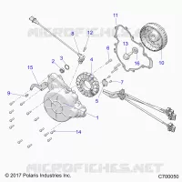 ENGINE, STATOR AND FLYRUOTA