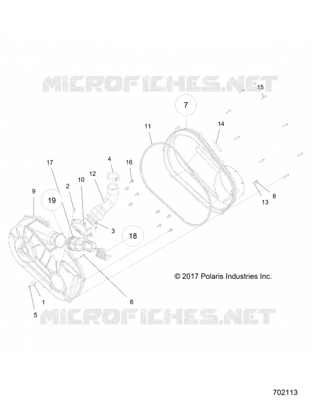 DRIVE TRAIN, COPERCHIO FRIZIONE AND DUCTING