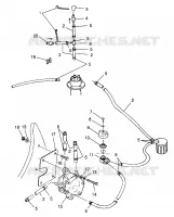 SISTEMA DI ALIMENTAZIONE CARBURANTE SL 780 B964087 and Intl. SL 780 I964087 (4935523552A010)