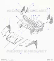 CAPPUCCIO, LINER, FRONT FENDERS, A PILLARS
