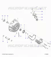 ENGINE, SISTEMA DI RAFFREDDAMENTO AND WATER PUMP