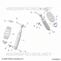 SUSPENSION, SHOCK ANTERIORE