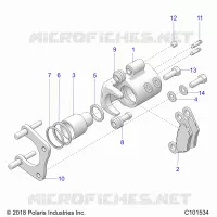 FRENO POSTERIORE CALIPERS
