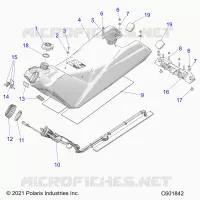 SISTEMA DI ALIMENTAZIONE CARBURANTE, FUEL TANK ASM.