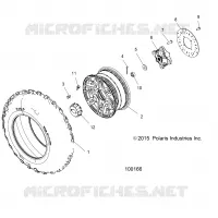 RUOTAS, FRONT TIRE AND BRAKE DISC