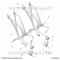 SEDE BELT MOUNTING 6 POINT