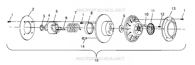 FRIZIONE DRIVEN ASSEMBLY XLT Special (Xtra) 0946767 (4927112711024A)