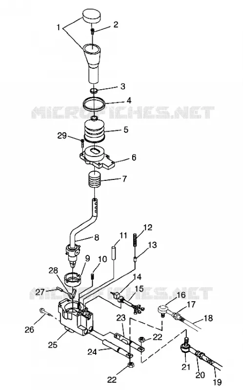 selettore di marcia XPLORER 400L W97CC38C (4939753975C011)