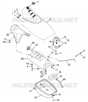 FRONT VANO SL 700 B974071, Intl. SL 700 I974071 and SL 700 D (4940874087A009)
