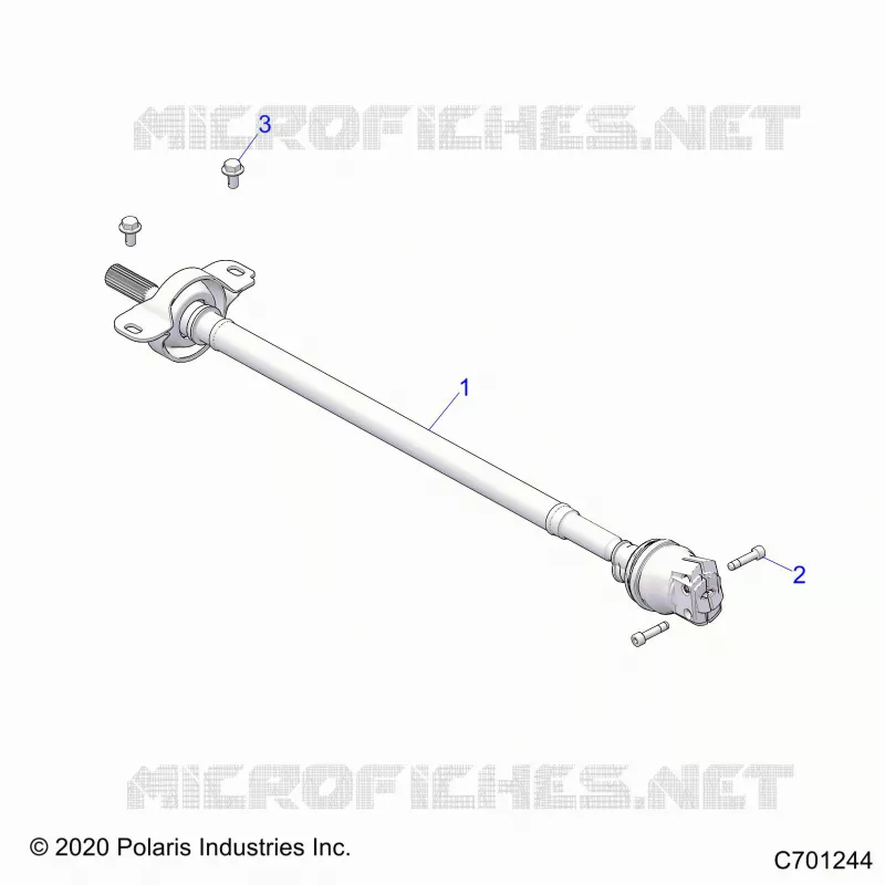 TRASMISSIONE, FRONT PROP SHAFT