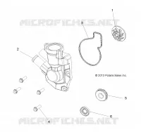 MOTORE, WATERPUMP IMPELLER AND COVER