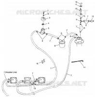 SISTEMA DI ALIMENTAZIONE CARBURANTE SLTX B974590 and INTL. SLTX I974590 (4941214121A011)
