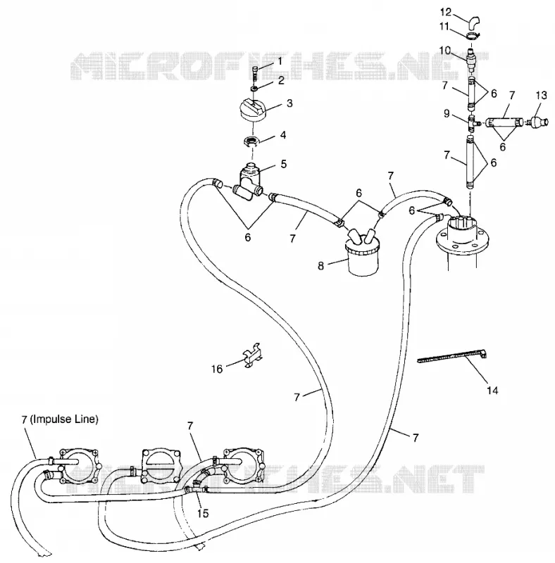 SISTEMA DI ALIMENTAZIONE CARBURANTE SLTX B974590 and INTL. SLTX I974590 (4941214121A011)