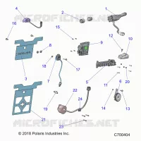 ELETTRICO COMPONENTS, AND LICENSE PLATE