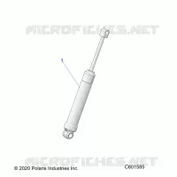 SUSPENSION, AMMORTIZZATORE POSTERIORE TRACK