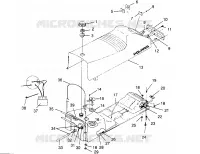 SEDILE   SERBATOIO DI GAS RXL 0966768 (4932033203A006)