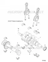 ENGINE, ALBERO MOTORE AND BEARINGS