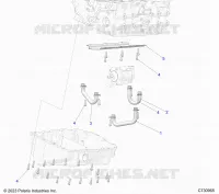 MOTORE, OIL TUBES
