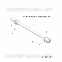 DRIVE TRAIN, FRONT PROP ALBERO