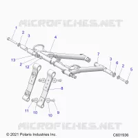 SUSPENSION, ANTERIORE COPPIA ARM