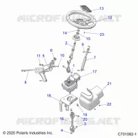 STEERING,INSIEME DELLO STERZO, EPS