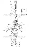 CARBURATORE TRAIL / 0930761 and  TRAIL DELUXE / 0930243 (4923222322036A)