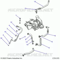 ENGINE, TURBO, COOLING AND OIL