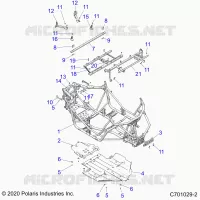 CHASSIS, MAIN FRAME AND SCIARED PLATE
