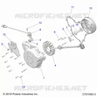 MOTORE, STATOR AND COVER