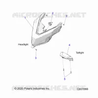 ELETTRICO, HEADLIGHT AND TAILLIGHT