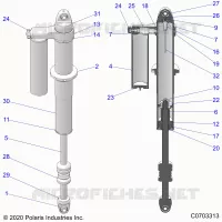 SOSPENSIONE POSTERIORE SHOCK INTERNALS