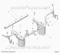 CHASSIS, FRONT TELAIO ASM. (USA ONLY)
