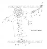 MOTORE, CARBURATORE, LOWER