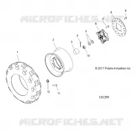 RUOTE, FRONT TIRE AND BRAKE DISC