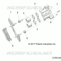 FRENO POSTERIORE CALIPER