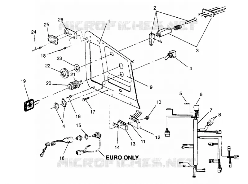 CONSOLE ULTRA SKS 0960578, EUROPEAN ULTRA SKS E960578, AND ULTRA RMK 096097 (4931683168A012)