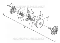 TRASMISSIONE FRIZIONE ASSEMBLY  250 2X4