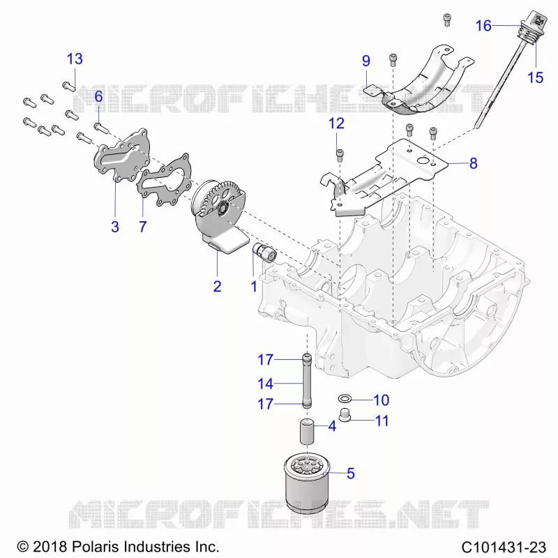MOTORE, OIL SYSTEM