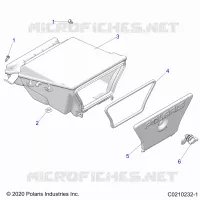 BODY, STORAGE BOX, REAR