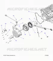 ENGINE, STATOR AND FLYRUOTA