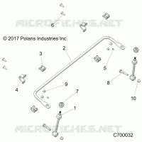 SOSPENSIONI ANTERIORI STABILIZER BAR- R20RRF99AV/BV (C700032)