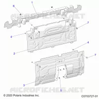 CARROZZERIA POSTERIORE CLOSEOFF, CENTER PANELS