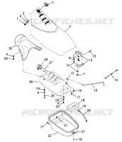 FRONT VANO SL 700 B974071, Intl. SL 700 I974071 and SL 700 D (4940874087A009)