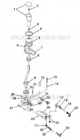 selettore di marcia  XPLORER 500 W97CD50A (4941354135D001)